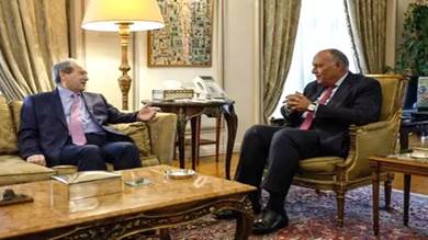 ​وزير الخارجية السوري في القاهرة للمرة الأولى منذ عشر سنوات